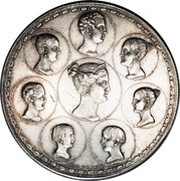 1½ Rouble / 10 Zlotys - Nikolai I Imperial Family, Russia, 1835 reverse image