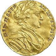 Ducat - Peter I Trade Coinage obverse image