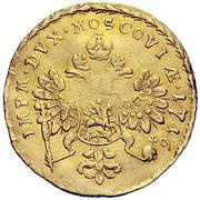 Ducat - Peter I Trade Coinage, Russia, 1716 reverse image