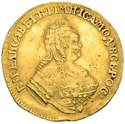 Ducat - Elizabeth Trade Coinage obverse image