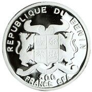 500 Francs CFA W. A. Mozart obverse image