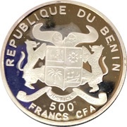 500 CFA Francs Mahatma Gandhi obverse image