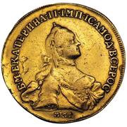 10 Roubles - Catherine II ММД obverse image