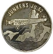 500 Francs Junkers JU 52, Benin, 2009 reverse image