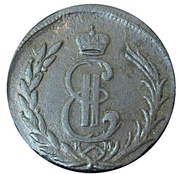 Kopeck - Ekaterina II obverse image