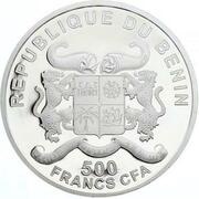 500 Francs CFA Pope Pius XII obverse image