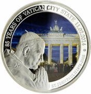 500 Francs CFA Pope John Paul II reverse image