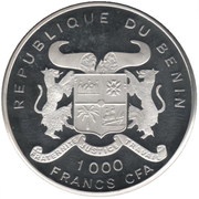 1000 Francs CFA Sauvons le pays obverse image