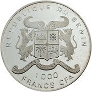 1000 Francs CFA obverse image