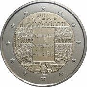 2 Euros Anthem of Andorra obverse image