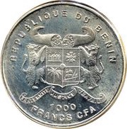 1000 Francs CFA Protection of Nature obverse image