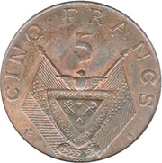 5 Francs obverse image