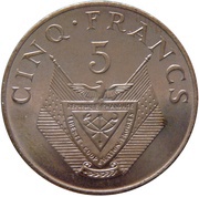 5 Francs obverse image