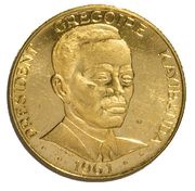10 Francs President Gregoire Kayibanda reverse image