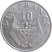 10 Francs Large type obverse image