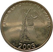 10 Amafaranga Type 1 legend, Rwanda, 2003 reverse image