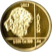 10 Amafaranga Lion; gold reverse image