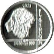 10 Amafaranga Lion; platinum reverse image