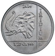 10 Amafaranga Elephant; iridium reverse image