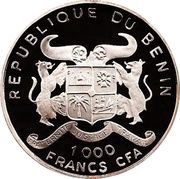 1000 Francs CFA World Cup Soccer obverse image