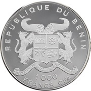 1000 Francs CFA 2000 Summer Olympics obverse image