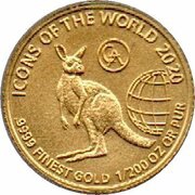 10 Amafaranga Kangaroo III, Rwanda, 2020 reverse image