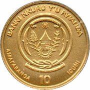 10 Amafaranga Kiwi III obverse image