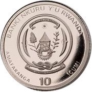 10 Amafaranga Falcon obverse image