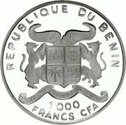 1000 Francs CFA Soccer obverse image