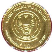 10 Amafaranga Giant panda obverse image