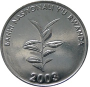 20 Amafaranga Type 1 legend reverse image