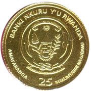 25 Amafaranga Giant panda obverse image
