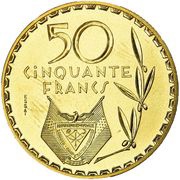 50 Francs Pattern obverse image