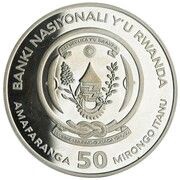 50 Amafaranga Gorilla obverse image
