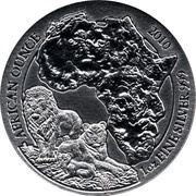 50 Amafaranga Lion reverse image