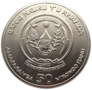 50 Amafaranga Impala obverse image