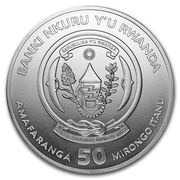 50 Amafaranga Shoebill obverse image