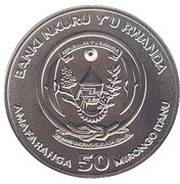 50 Amafaranga Victoria obverse image