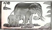 1000 Francs CFA Elephant, Benin, 1999 reverse image