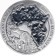 50 Amafaranga Okapi, Rwanda, 2021 reverse image