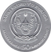 50 Amafaranga Year of the Ox obverse image