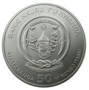 50 Amafaranga Pelican obverse image