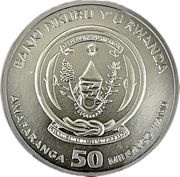 50 Amafaranga USS Constitution obverse image