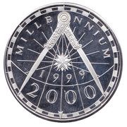 1000 Francs CFA Millennium, Benin, 2000 reverse image