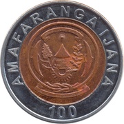 100 Amafaranga obverse image