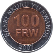 100 Amafaranga reverse image
