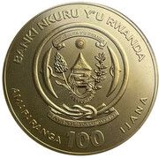 100 Amafaranga Year of the Rat obverse image