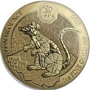 100 Amafaranga Year of the Rat, Rwanda, 2020 reverse image