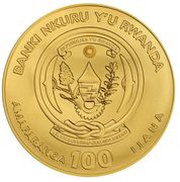 100 Amafaranga Year of the Ox obverse image