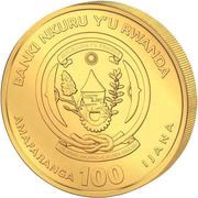 100 Amafaranga Year of the Tiger obverse image